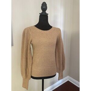 1.State Women's Mock Neck Sweater Brown Size Small Casual or Office, Winter